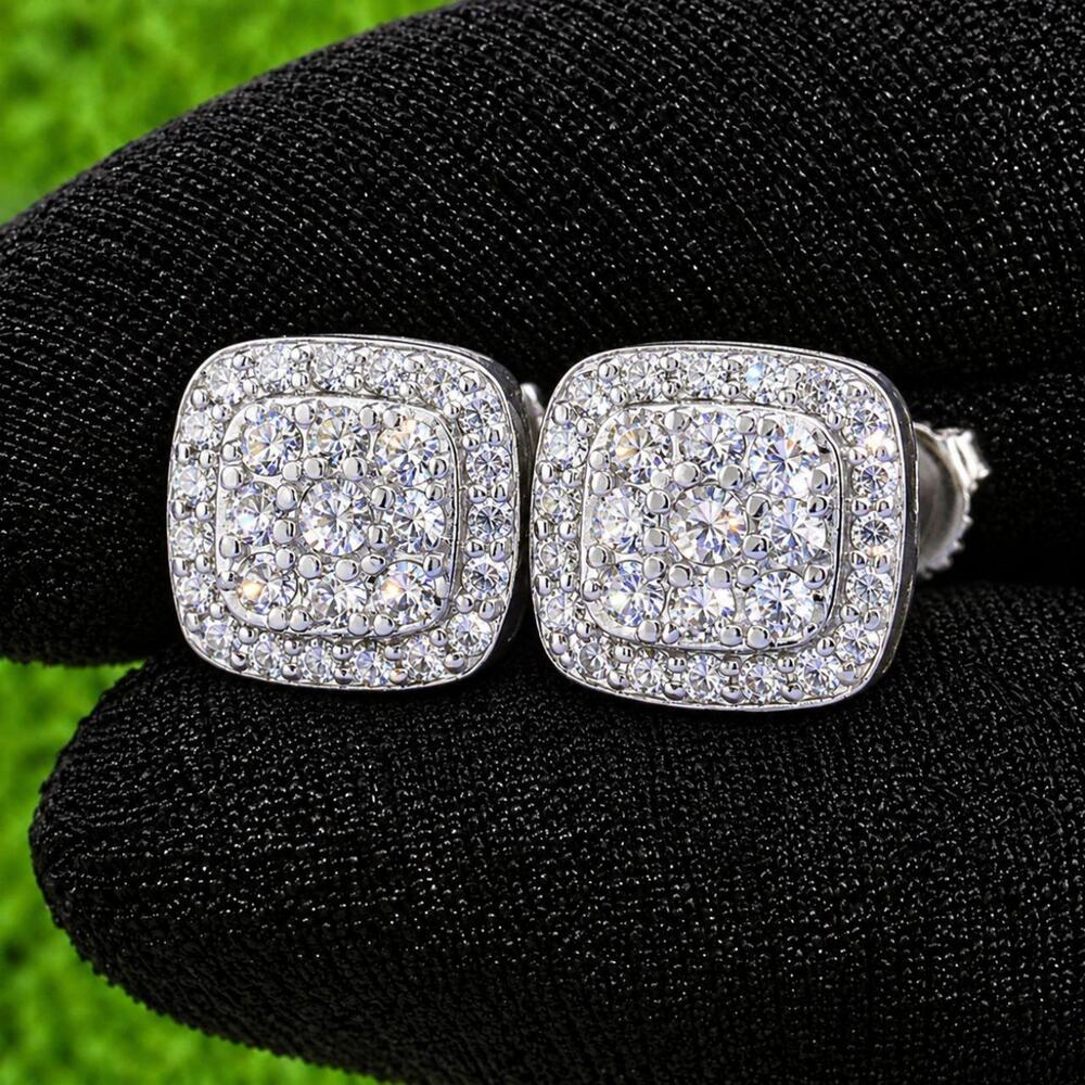 8mm vvs moissanite solid 925